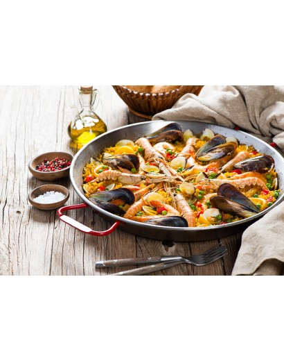 PAELLERA PULIDA 24 CM. 1...